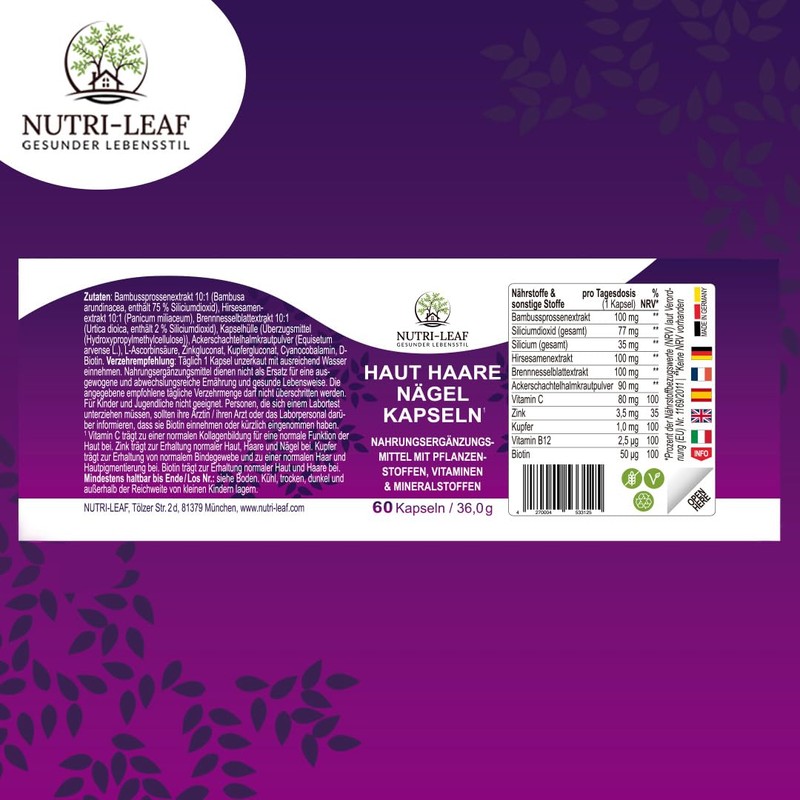 Haut Haare Nägel kapseln