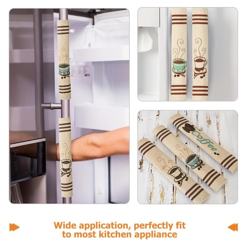 3piezas Guantes para Manija De Refrigerador Fundas Protectoras para Manijas