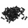 uxcell® M3x10mm Phillips Nylon Countersunk Head Bolt Machine Screw Black