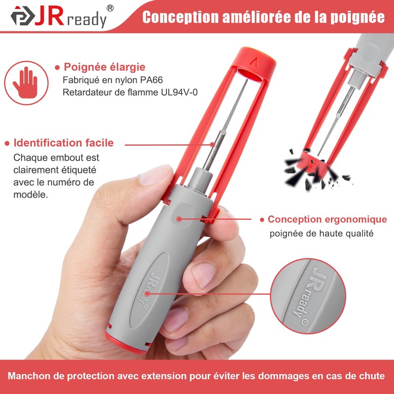 JRready JRconDRK-V02M Pin Removal Tool, Terminal Removal Tool for AMP