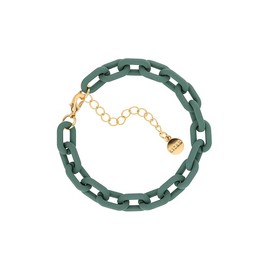 Lizas Toulouse Link Bracelet Curb Bracelet Matt Available in Various Colours, Plastic