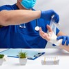 100Pcs 40"/ 100CM Paper Measuring Tape, Disposable Wound Measuring Rulers,