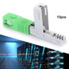10Pcs Fiber Optic Quick Connector FTTH SC/APC Embedded Fast Cold