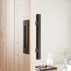 SMARTSTANDARD Heavy Duty 12" Pull and Flush Barn Door Handle