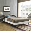 Modway Sharon Vinyl Bed Frame with Squared Tapered Legs, Full,