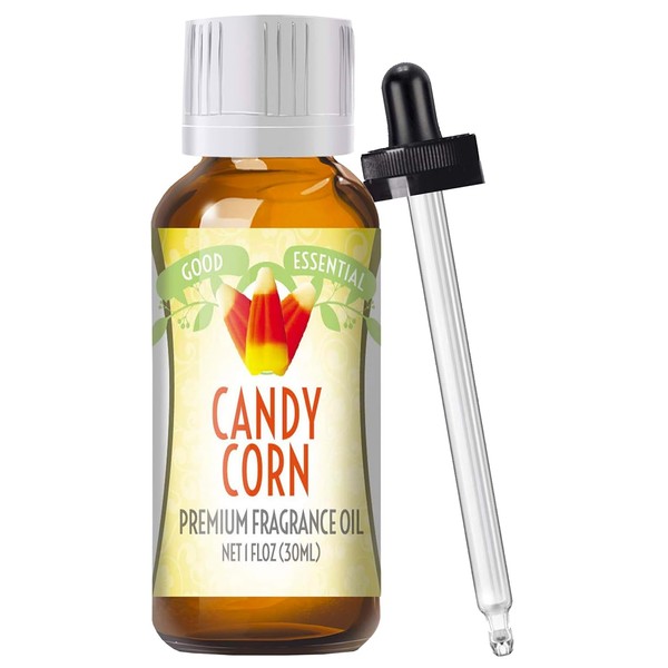 Good Essential – Professional Candy Corn Fragrance Oil 30ml for Christmas Diffuser, Candles, Soaps, Lotions, Perfume 1 fl oz