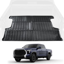 5.5 FT Truck Bed Mat Compatible with 2022-2025 Tundra Crew(Extended) Cab, 66 Inches All Weather TPE Heavy Duty Pickup Truck Bed Liner