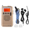 Aircraft Band Radio Receiver VHF Portable Full Band Radio Recorder
