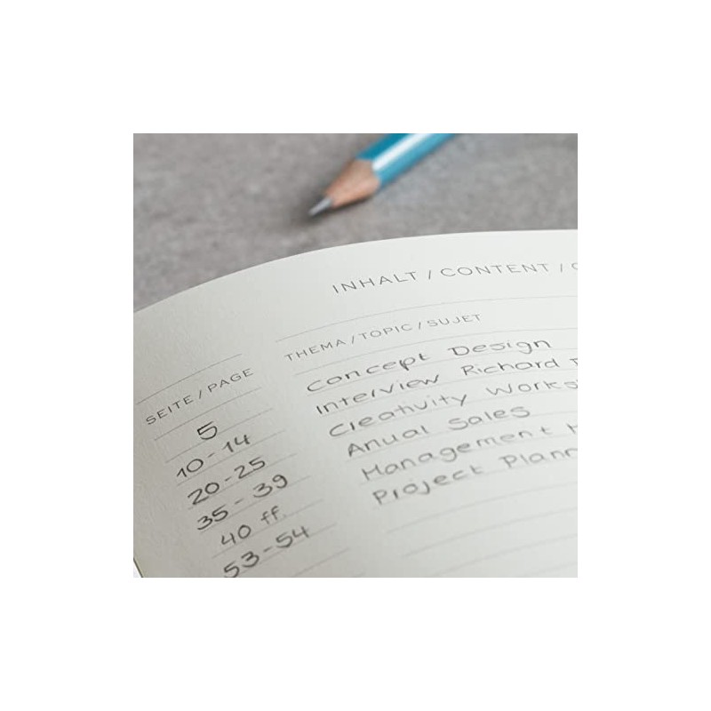 LEUCHTTURM1917 - Notebook Hardcover Pocket A6-187 Numbered Pages for Writing
