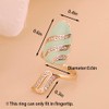Rumtock Knuckle Nail Ring Mint Nail Protecting Ring with CZ