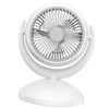Table Fan 4 Speed Modes Stable Base Ultra Quiet Rechargeable
