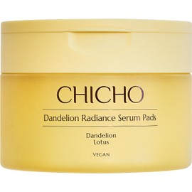 CHICHO Dandelion Radiance Serum Pads, 90 Sheets, Low pH Daily Serum Pads for All Skin Sensitive Skin Vegan Certified