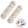 Elastic bandage for effective support, compression wrap with self-closure for