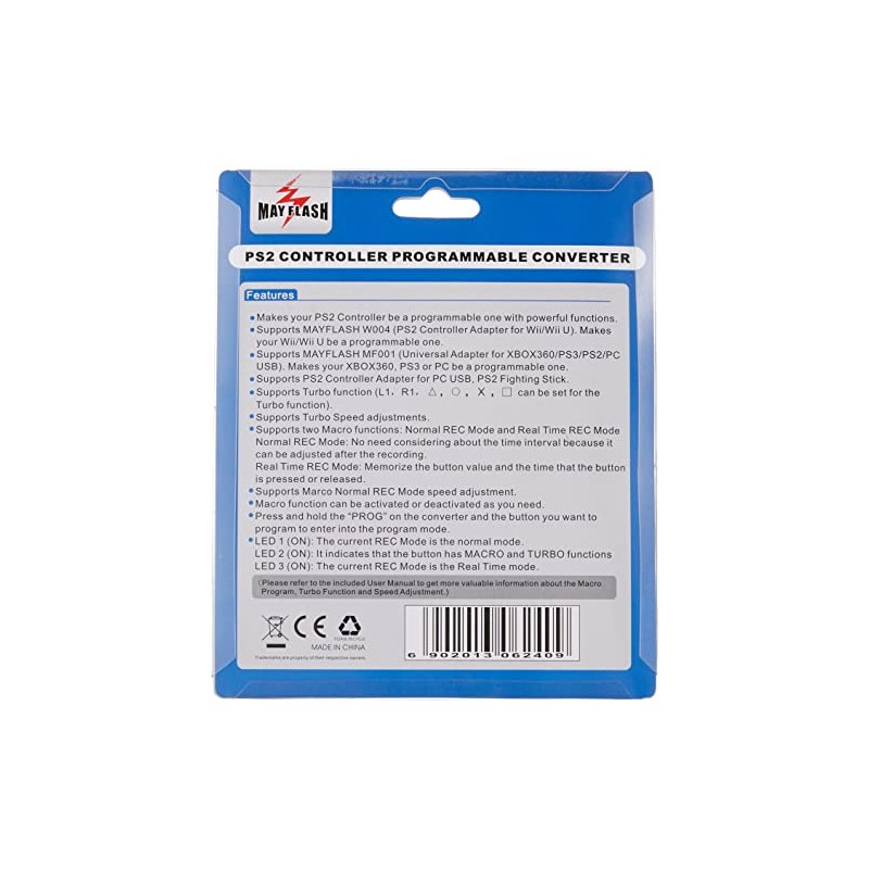 [Mayflash] PS1/PS2 Controller for Handguards/Macro Function can be added with