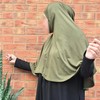 XL one piece al Amira instant ready made Hijab with