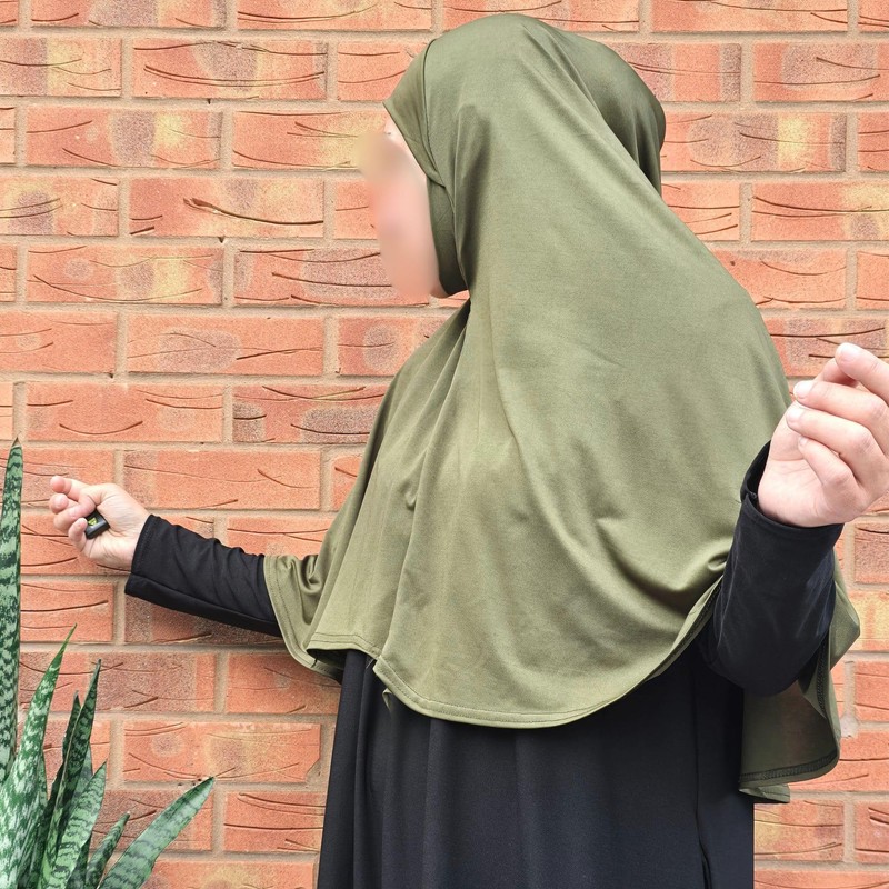 XL one piece al Amira instant ready made Hijab with