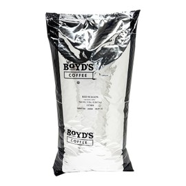 Boyd's Red Wagon Whole Bean Coffee, 5lb Bag – Dark Roast – Full-Bodied with Rich, Smoky Flavor and Hints of Dark Chocolate & Citrus