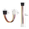 Cable Matters 3-Pack 4 Pin Molex to SATA Power Cable