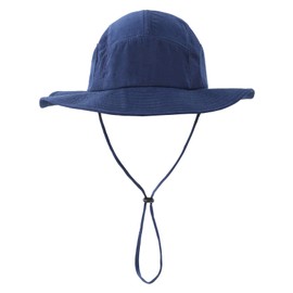 Home Prefer Sombrero de sol para hombre UPF 50+ sombrero de ala ancha con protección UV, N Azul marino, Large