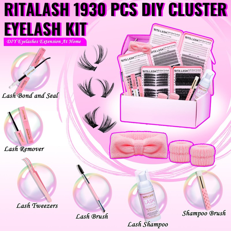 Cluster Lashes Kit Lash Clusters Kit 3 Boxes Cluster Lashes
