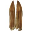 Wrapables Solid Color Silk Long Scarf, Brown