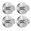 MQZAYZ Stainless Steel Suction Cup Hooks for Bathroom Bathroom Coat