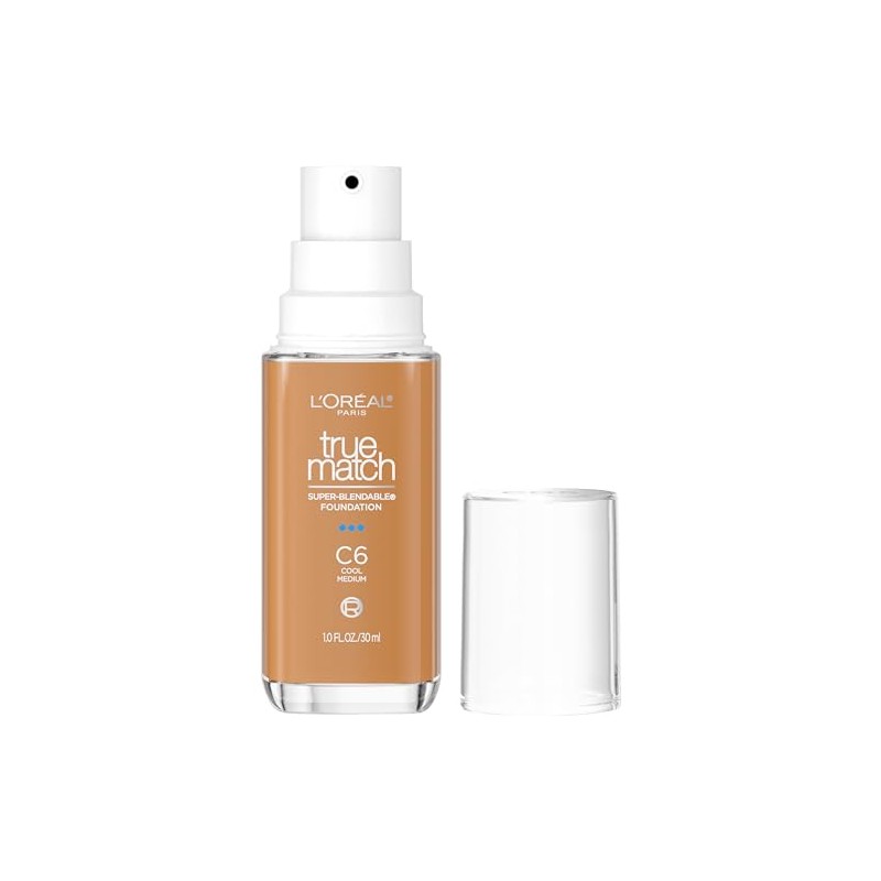 L'Oreal Paris True Match Super-Blendable Foundation, Medium Coverage Liquid Foundation