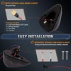 HOCOLO 5x Smoke Lens Rooftop Cab Clearance Light, Roof Top