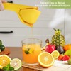 ToGeeKa Lemon Squeezer, Effortless Manual Flat Lime Juicer Squeezer, Hand