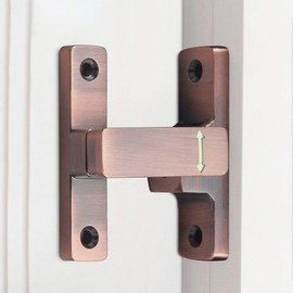 Sliding Door Latch Lock (Bronze) Slide Bolt