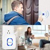 Wireless Doorbell, Coolqiya Door Bell Chimes Kit with 3 Plugin