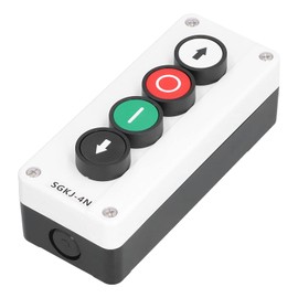 Blind Switch Surface-Mounted Roller Shutter Switch AC 400 V 10 A IP32 Up Down Arrows Push Button Switch with Stop Start Button, Truck Tailgate Push Buttons Switch Door Switch