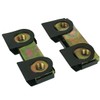 2PCS Bumper Bolt Fixing Kit with Captive Nut Tapping Plate