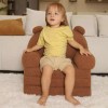 babylovee MOONBEEKI Comfy Toddler Chair, Kids Couch Fold Out To