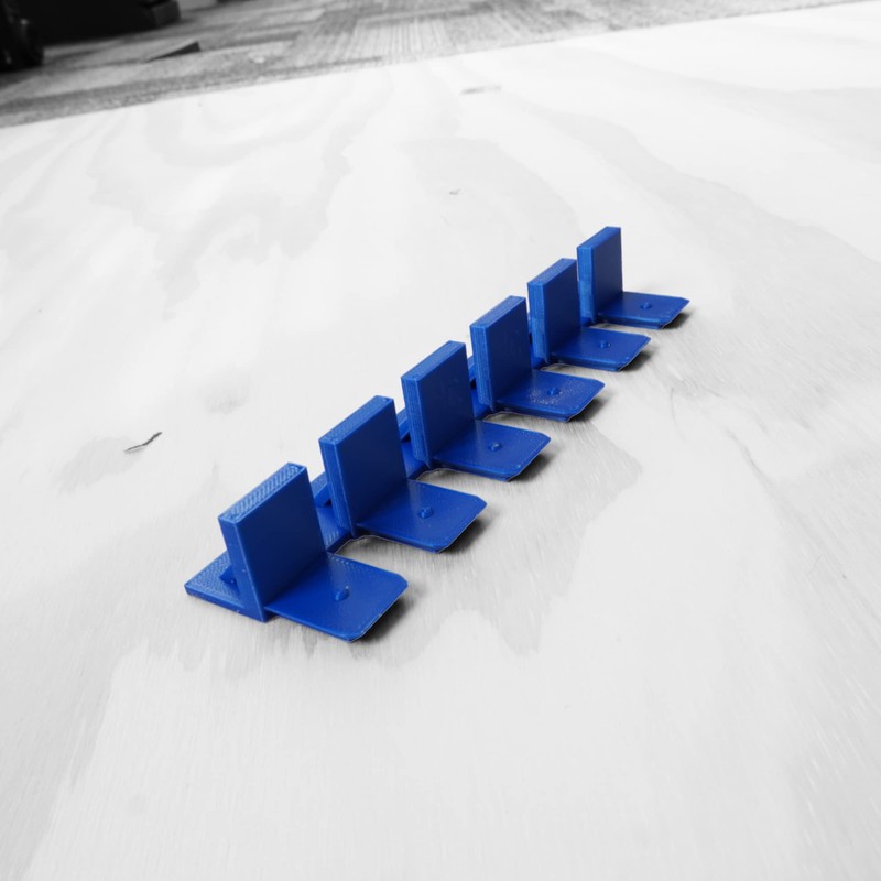 Super 6 Lane Raceway Stopper (Blue)