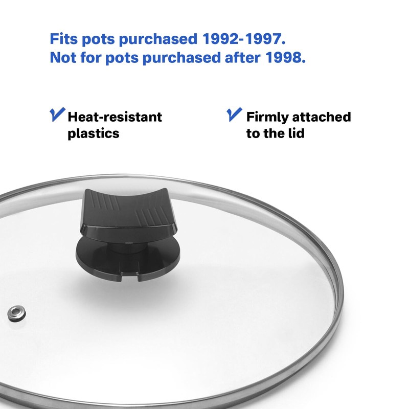 superbobi 1727 Replacement Lid Knob Without Vent for Rena Ware