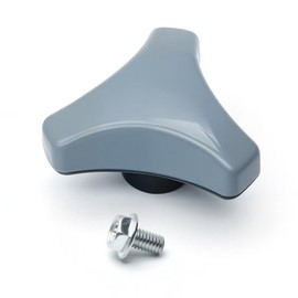 Door Knob Gray Handle Replaces 472992002 for Electrolux LaundryLux Wascator Wascomat Washer