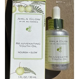 Amla Glow Rejuvenating Youth Oil, 1 fl oz, By Dr. Raj Kanodia NEW Sealed w/ Box