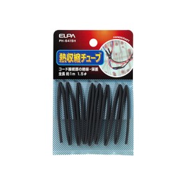 Elpa Shrink Tubing φ 1.5 mm Black PH – 6415h