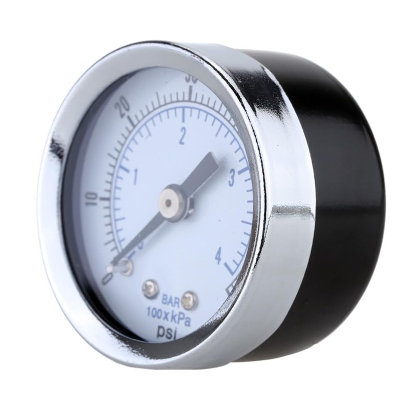 iplusmile 3pcs Psi Dual Scale Air Pressure Gauge Pressure Dial