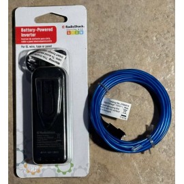 DC 3V Battery Box EL Wire/EL Tape Battery Powered Inverter Pack AA + roll wire