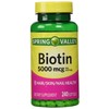 Spring Valley - Biotin 5000 mcg, 240 Softgels