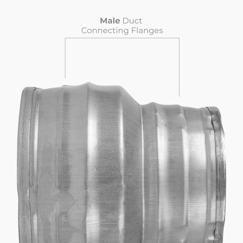 HVAC OV 12"" to 6"" Inch Round Duct Reducer -
