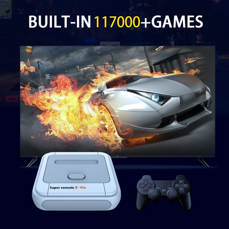 Kinhank Retro Game Console 256GB, Super Console X PRO Built