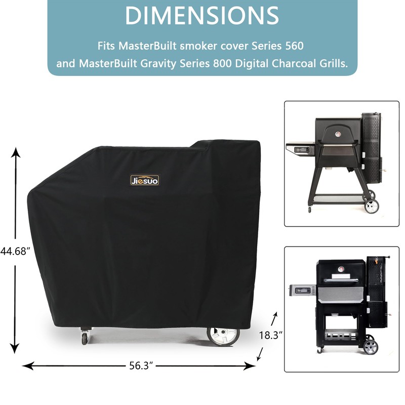 JIESUO Grill Cover for Masterbuilt Gravity Series 560/800 Grills, Heavy