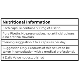 aeternum Premium Quality Fisetin Capsules