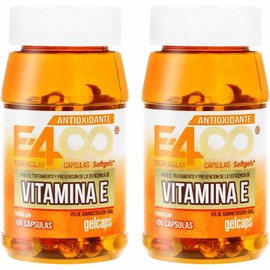 GELCAPS Vitamina E 400mg Con 200 Cápsulas Antioxidante