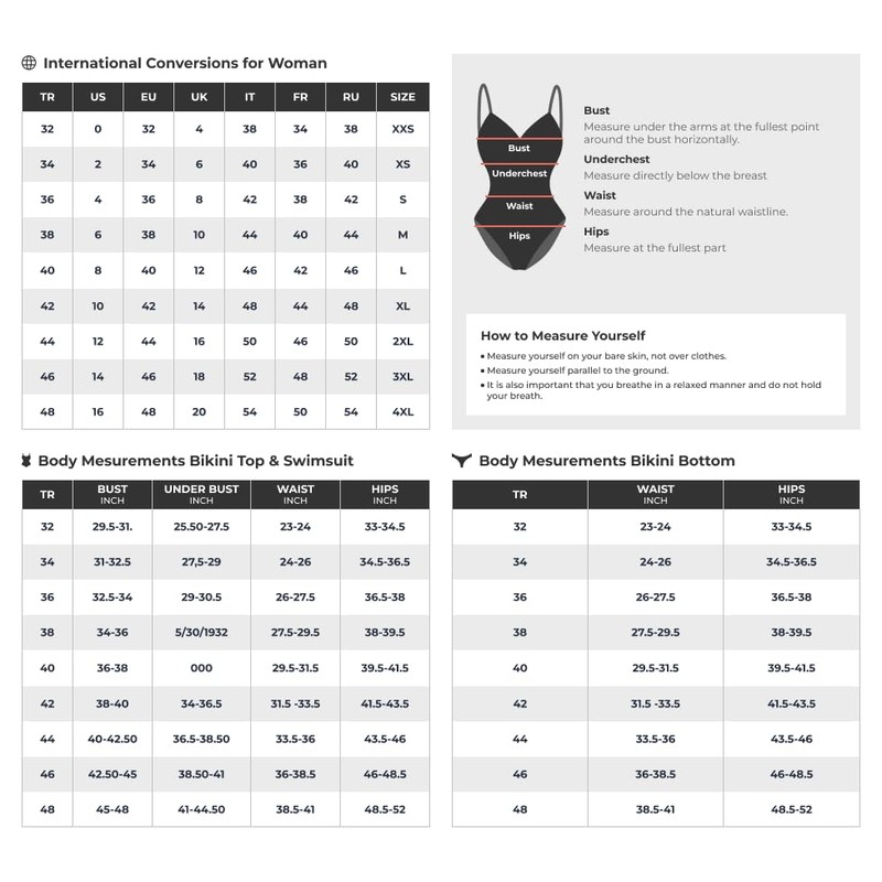TRENDYOL Women's Fashion Bikini Sets, brown