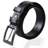 Harewith Men's Belt, Casual, Golf, Genuine Leather, Large Size, Adjustable