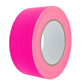 varivendo Neon Tape 50 mm x 25 m Fabric Tape Matt Fluorescent (Neon Pink 50 mm x 25 m)